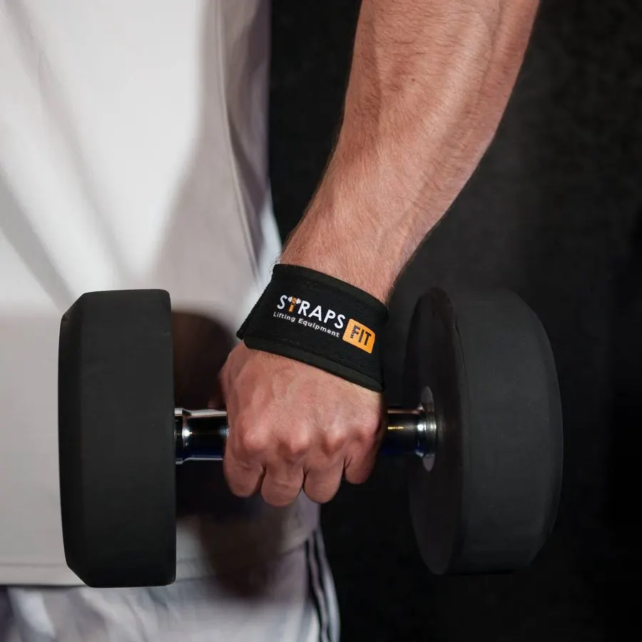 Strapsfit strap on a dumbbell
